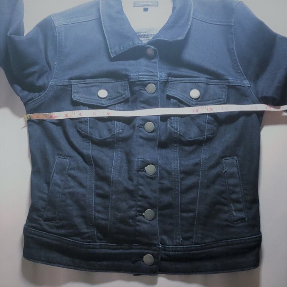 RW&CO Like new! Dark Blue Wash Denim Jacket-small - Picture 4 of 9